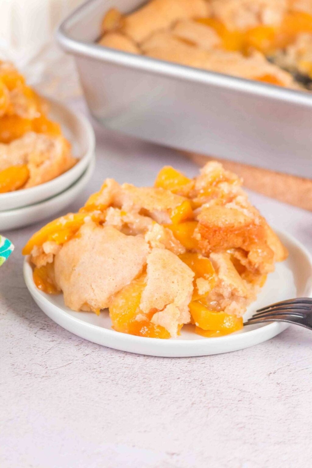 Bisquick Peach Cobbler