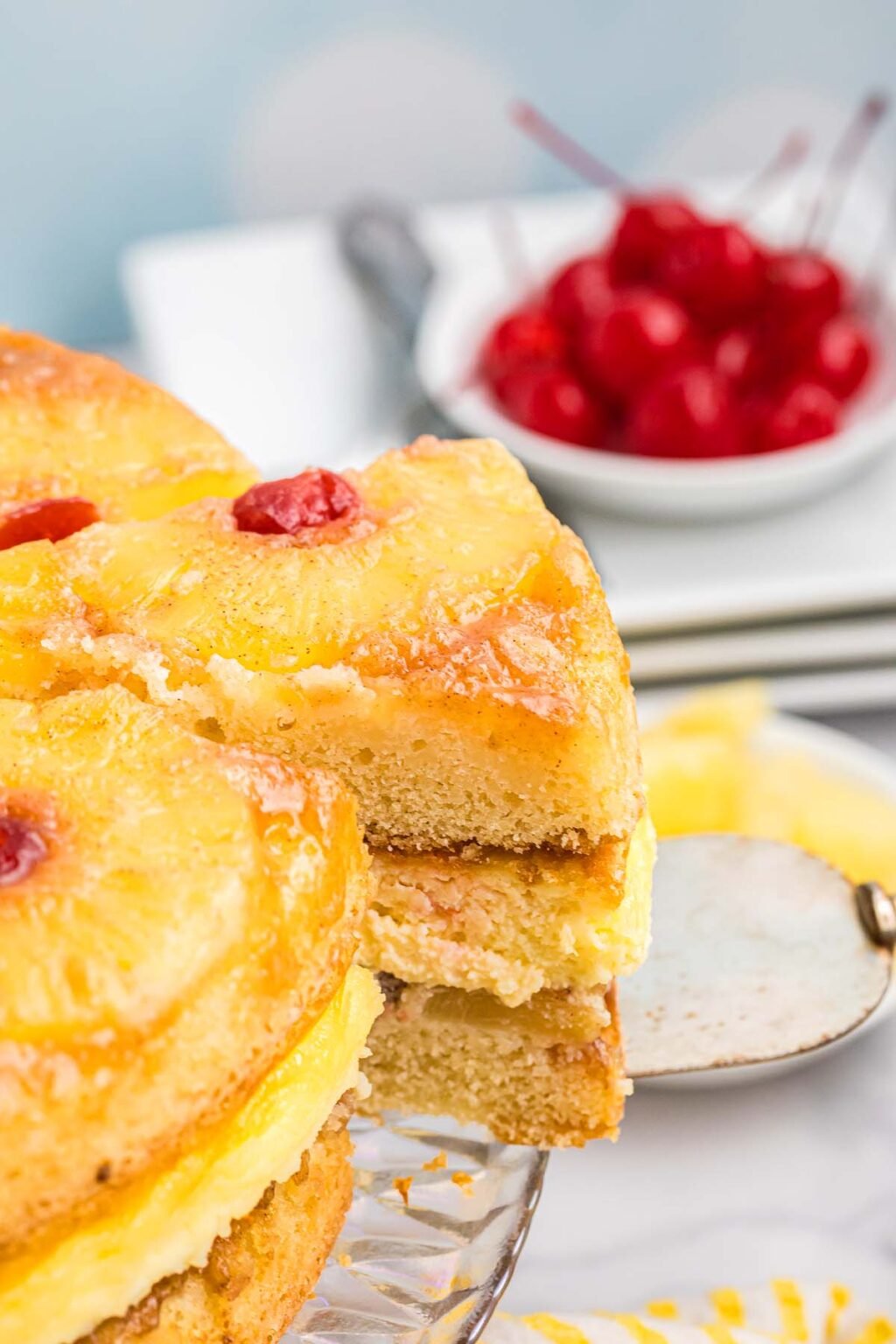 Pineapple Upside Down Cheesecake Pineapple upside down cheesecake