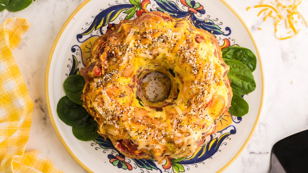 Air Fryer Breakfast Bundt Bake