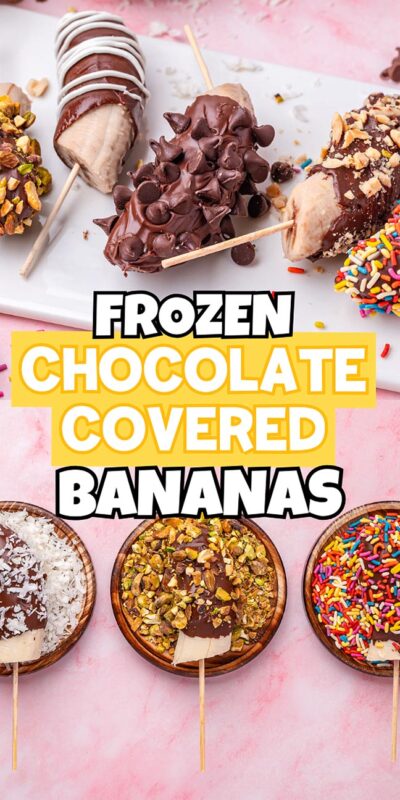 Frozen Chocolate Covered Bananas