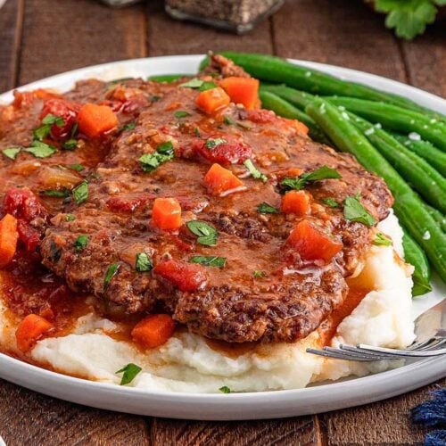 Pressure Cooker Swiss Steak Recipe With Round Steak Beef Round