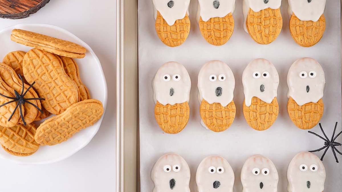 Nutter Butter Ghost Cookies - xoxoBella