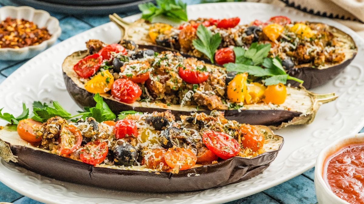 Stuffed Eggplant - xoxoBella